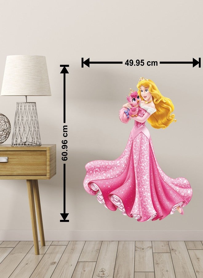 RNG Vinyl Barbie Doll Cartoon Character Wall Sticker , Multicolour., Pack of 1 - Image 2