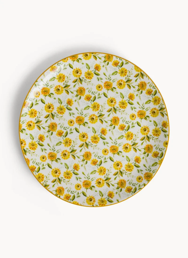 سيمبلي كيتشن Sunflower Bone China Serving Dish Premium Tableware