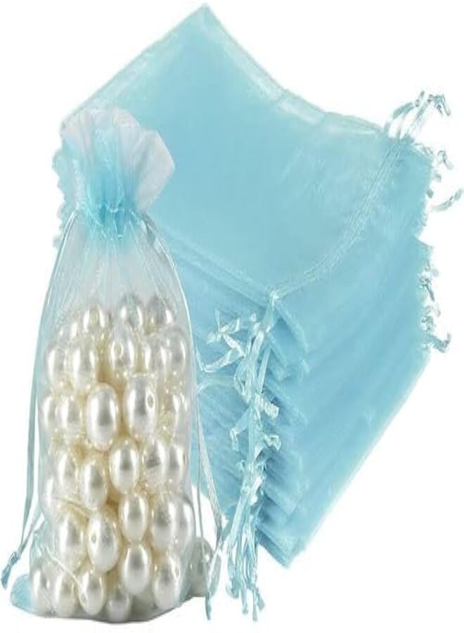 Generic Set of 10 Organza Bags for Gifts According to Available Color 