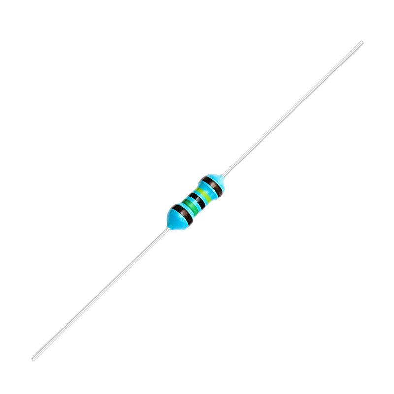 CHANZON 100pcs 1/4W (0.25W) 1.5M Ω ohm 1m5 Metal Film Fixed Resistor 0.01 ±1% Tolerance 1.5MR MF Through Hole Resistors Current Limiting Rohs Certificated - Image 2