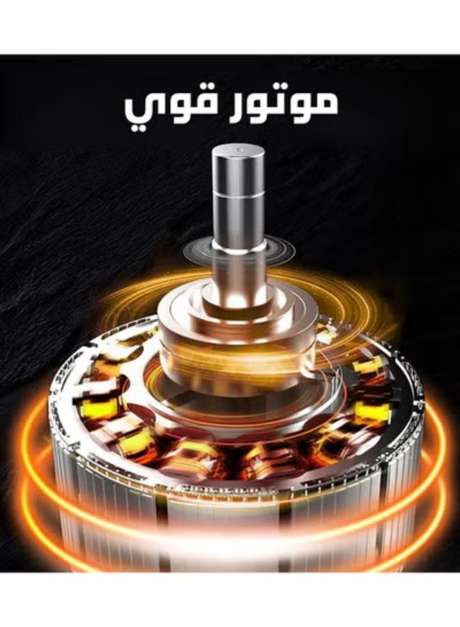 Cronier Professional Hair Clipper, Precision Shaving with Carbon Steel Cutter, 100 Minutes Use, 4 Combs, Skin Friendly Design, KM-290 (Gold) - Image 5