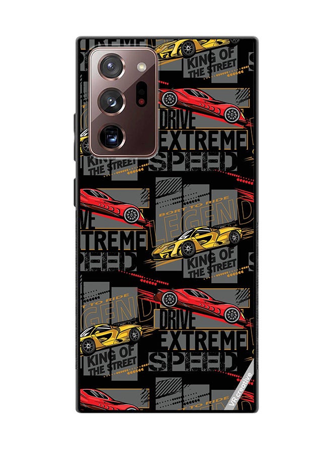 VR CREATIVE Protective Case Cover For Samsung Galaxy Note20 Ultra 5G Abstract Seamless Pattern With Sport Cars Design Multicolour - Image 1