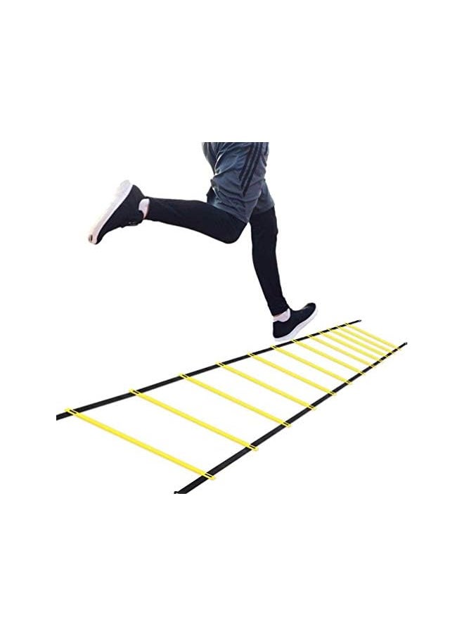 PROMASS Speed Agility Ladder Adjustable Jumping Step Rope Outdoor Rungs Fitness Training Equipment For Kids Teens Soccer Exercise  - Image 2