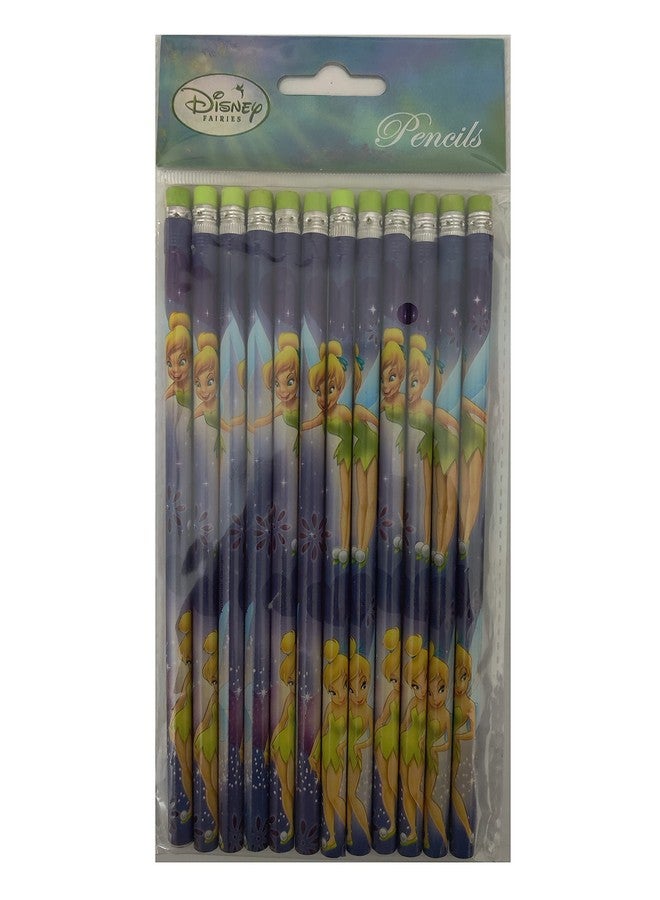 MRG 12 pcs Disney Fairies Tinkerbell Wooden Pencil Party Favors Bag Filler - Image 2