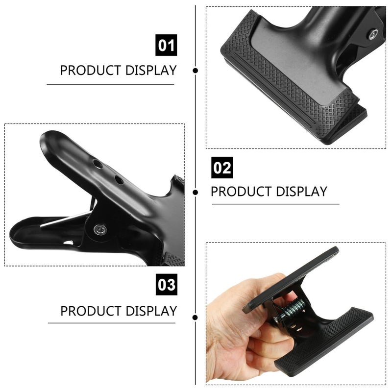 3 Pcs Photography Backdrop Clamps Spring Clips For Studio Lighting Equipment - Image 4