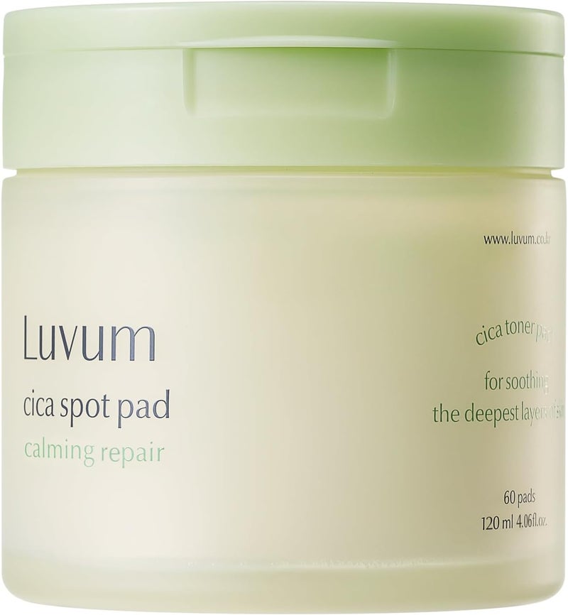 Calming Repair CICA Spot Pad 60 Pads  Korean Centella Toner Pads  Advanced Calming  Soothing  Hydrating Toner Formula  Calming Solution for Sensitive Skin  Korean Skin Care