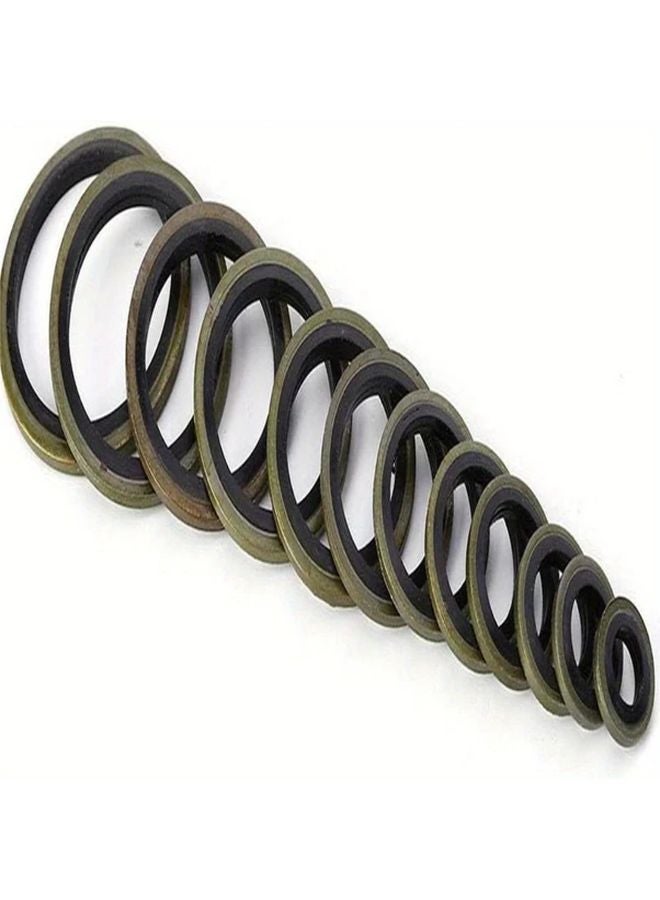 240pcs Bronze Bonded Sealing Washer Metal Oil Drain Plug Gasket Kit 6 8 10 12 14 16 18 20 22 24 27 30mm - Image 4