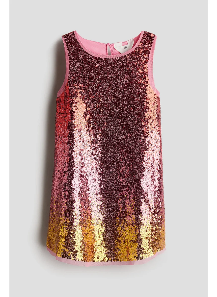 اتش اند ام Sequined A-Line Dress
