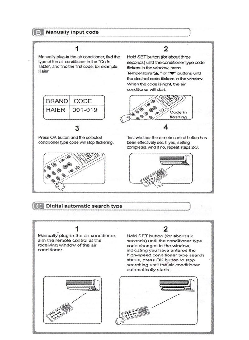 Remote control remote control for all types of air conditioners - Image 4