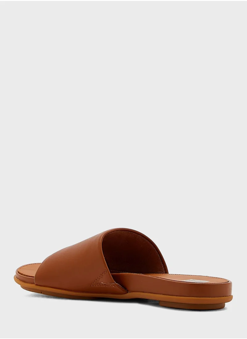 FitFlop Gracie Leather Pool Slides