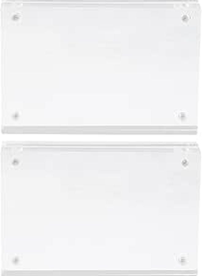 Acrylic Magnetic Photo Frame 3 3 Inch 2 Pack For Refrigerator Desktop Display - Image 1