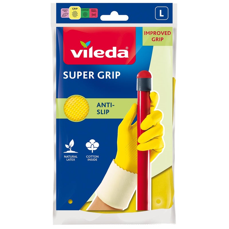 Vileda Supergrip Gloves Large - Image 1
