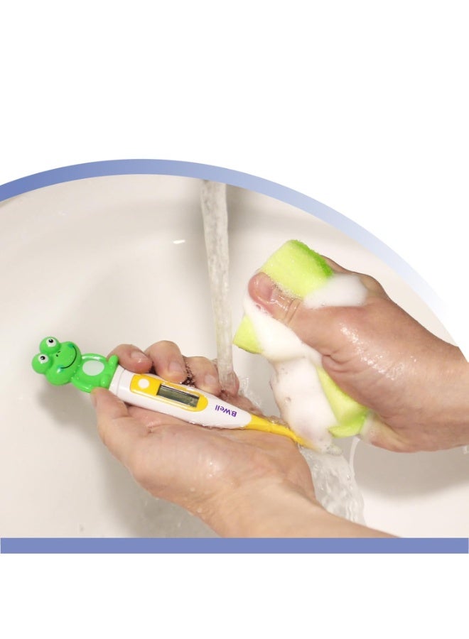 B.Well PRO-06 Standard Digital Thermometer Flexible-Tip Waterproof Celsius & Fahrenheit (FROG) - Image 5