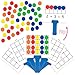 Kasfalci Magnetic TenFrame SetMath Manipulative Games for Kids Toddlers5 Dry Erase Paddles 150 Math CountersAddition Subtraction GameCounting ToysKindergarten Preschool Classroom Must Haves - Image 2