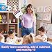 Kasfalci Magnetic TenFrame SetMath Manipulative Games for Kids Toddlers5 Dry Erase Paddles 150 Math CountersAddition Subtraction GameCounting ToysKindergarten Preschool Classroom Must Haves - Image 4