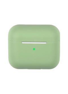 Generic Case Cover Wireless Earphone Silicone Protective Case For AirPods 3 Matcha Green 