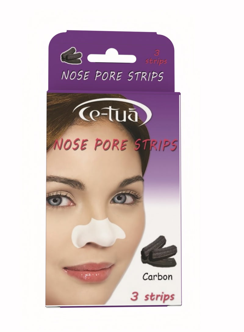 سي-توا شرائط سيتواه لتنظيف المسام وازالة الرؤوس السوداء من الانف - 3 شرائط - كربون - Image 1