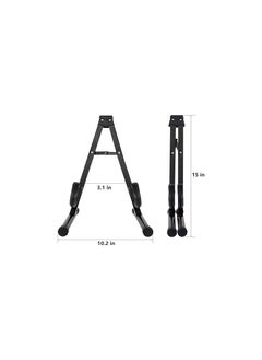Dilwe CAIHONG Guitar Stand Folding Universal A frame Stand for All Guitars Acoustic Classic Electric Bass Travel Guitar Stand - Black  - Image 2