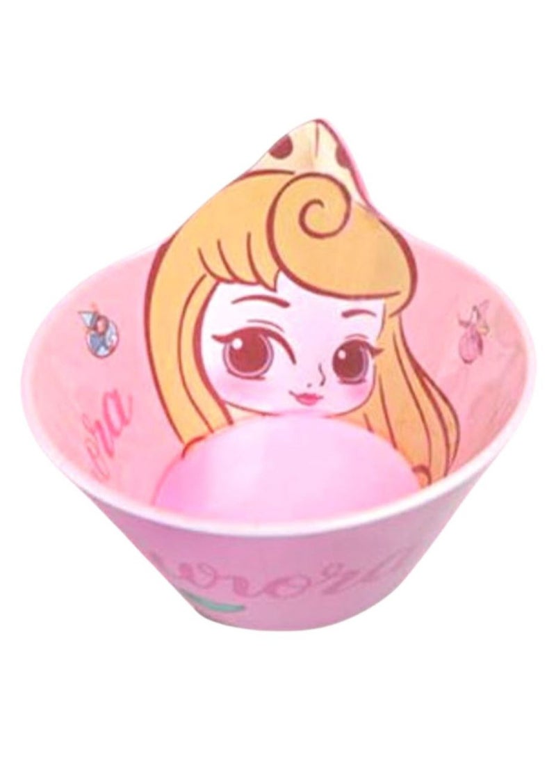 Disney Melamine Anti Shock Drop Proof Dining Bowl and Cup Set for Kids and Toddlers Age 3+ above - Image 2