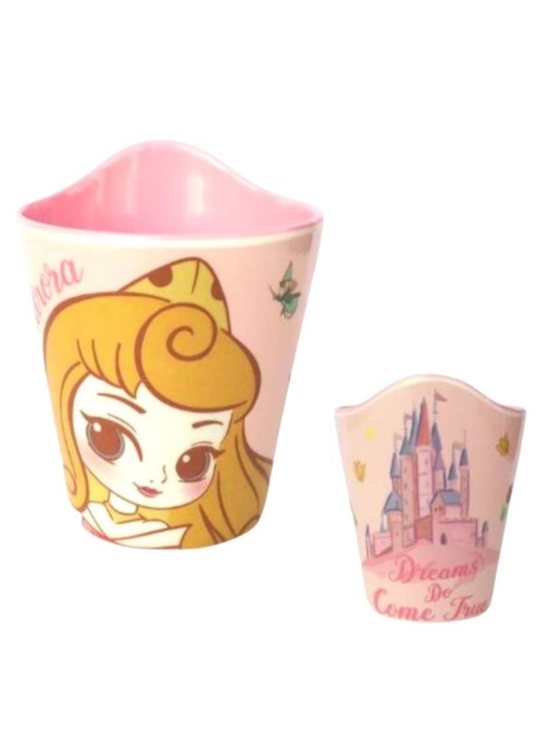 Disney Melamine Anti Shock Drop Proof Dining Bowl and Cup Set for Kids and Toddlers Age 3+ above - Image 3