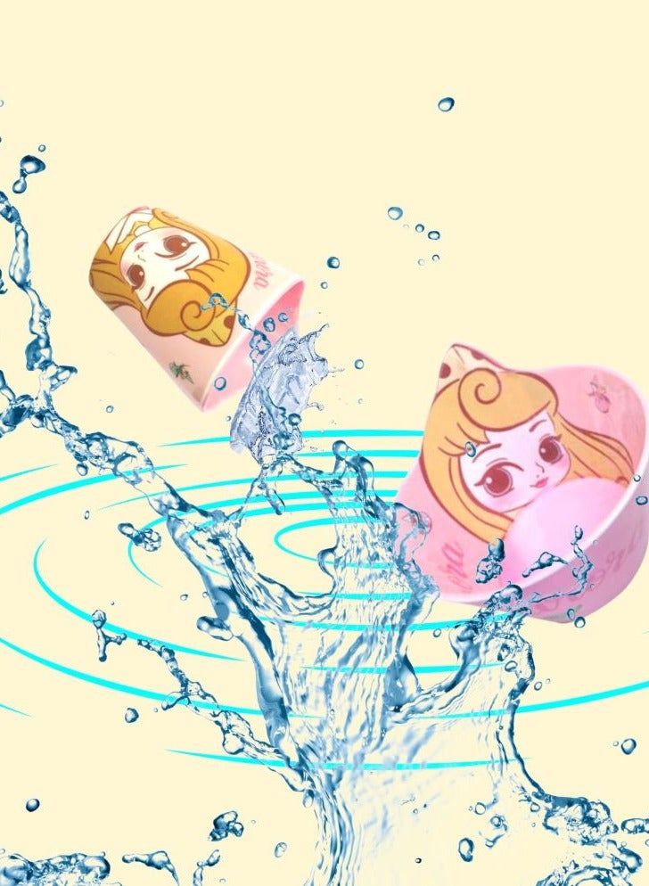 Disney Melamine Anti Shock Drop Proof Dining Bowl and Cup Set for Kids and Toddlers Age 3+ above - Image 4