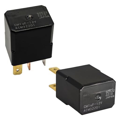 Casalytics Relay CM1af12V ACM32201 Pack of 2 SPST 12VDC 4Pin Automotive Micro Relay OEM Replacement for ACM33221 Easy Installation - Image 1