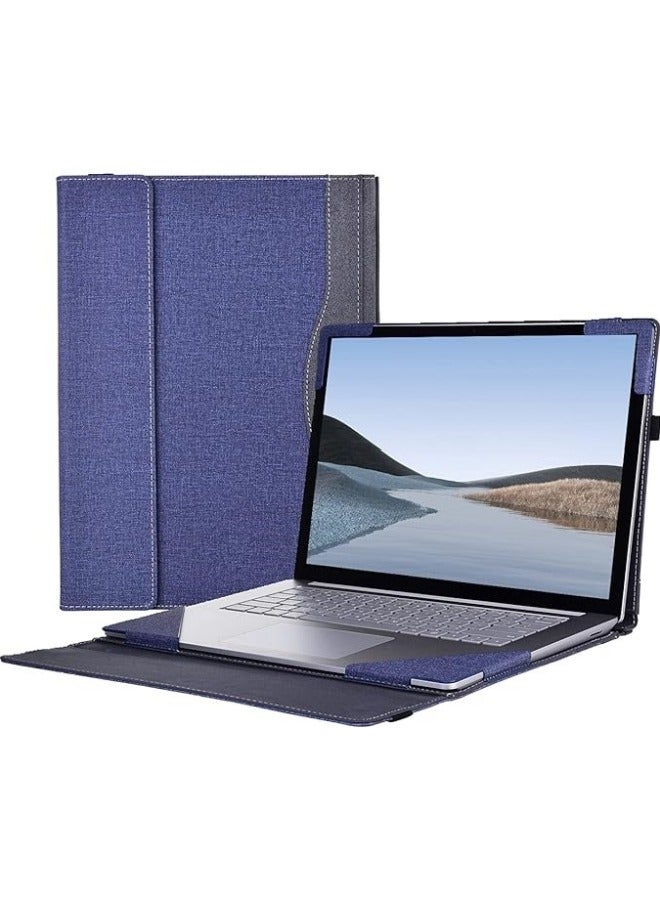 Case Cover Compatible with Surface Laptop 5/4/3/2/1 15 inch Laptop Computer (NOT FIT Surface 4 Studio u0026 Surface Book)，PU Leather Protective Hard Shell Case - Image 1
