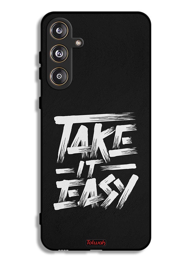 Tolwak Samsung Galaxy F55 5G Protective Case Cover Take It Easy - Image 1