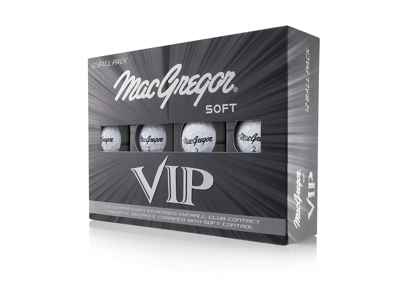 MacGregor VIP Soft Golf Balls – White (Pack of 12) - Image 1