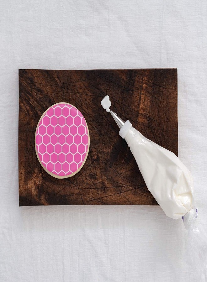 Stencil Revolution Honeycomb Cookie Stencil Template - Reusable & Durable Food Safe Stencils for Cookies and Baking - Image 3