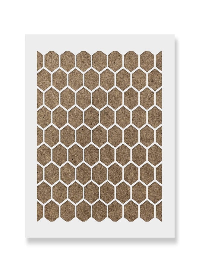 Stencil Revolution Honeycomb Cookie Stencil Template - Reusable & Durable Food Safe Stencils for Cookies and Baking - Image 1