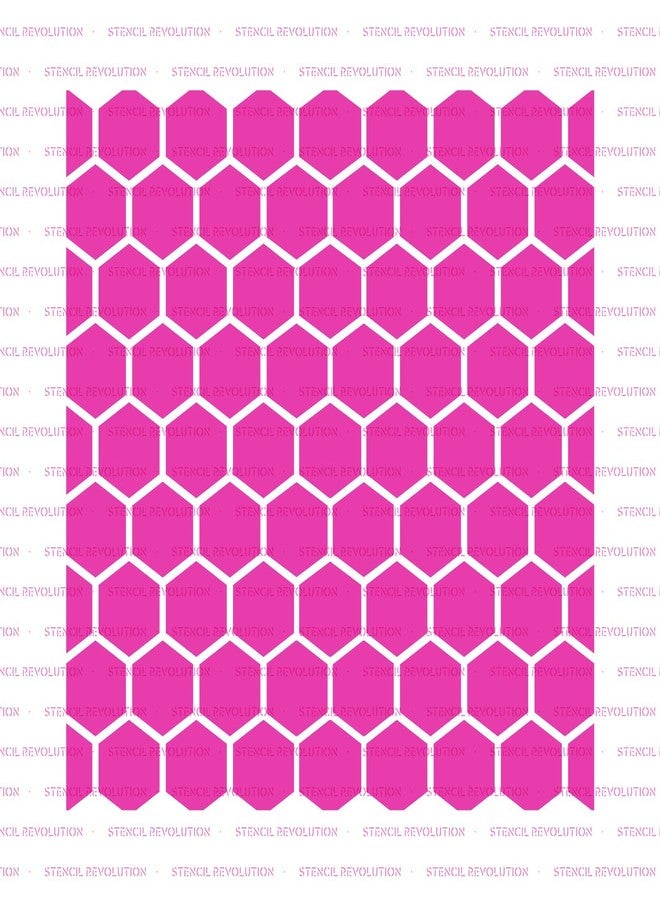Stencil Revolution Honeycomb Cookie Stencil Template - Reusable & Durable Food Safe Stencils for Cookies and Baking - Image 5