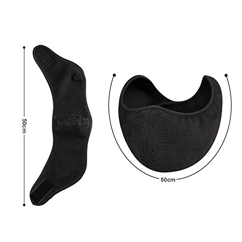 TecHong Mens Winter Warm Windproof Mask - Thick Dustproof Breathable Mouth Cover - Image 3