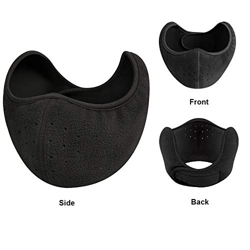 TecHong Mens Winter Warm Windproof Mask - Thick Dustproof Breathable Mouth Cover - Image 2