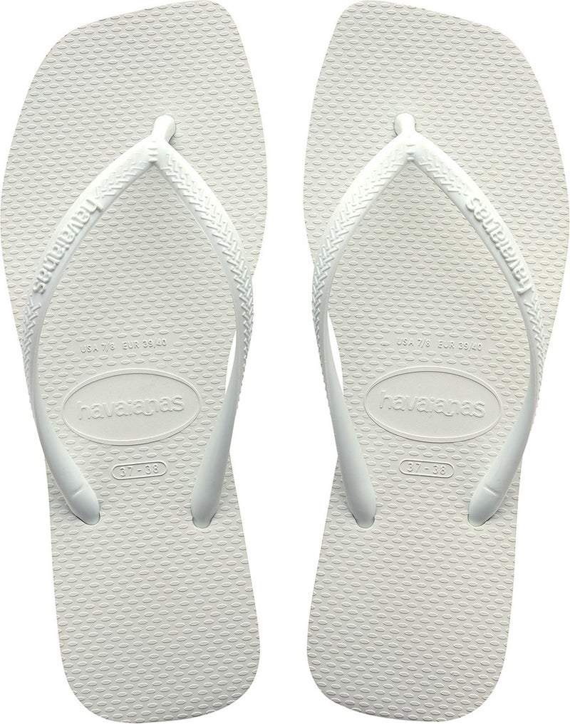 havaianas Square Women's White Flip Flops 4148301-0001 - Image 3