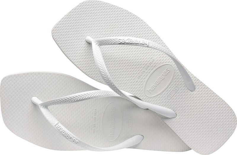 havaianas Square Women's White Flip Flops 4148301-0001 - Image 4
