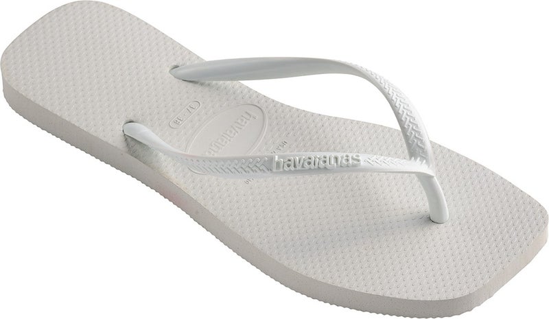 havaianas Square Women's White Flip Flops 4148301-0001 - Image 2