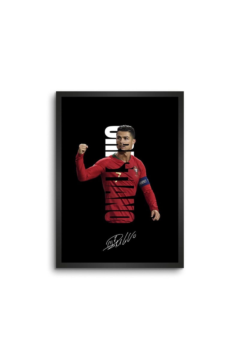 LAMRON Ronaldo The Boss Framed Poster - Image 1