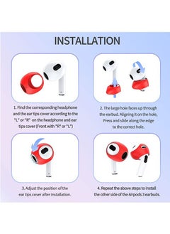Ant 5-Pairs Ear Tips Covers for AirPods 3, Anti-Slip Dust Silicone Ear Covers Accessories Compatible with AirPods 3rd Generation  - Image 5