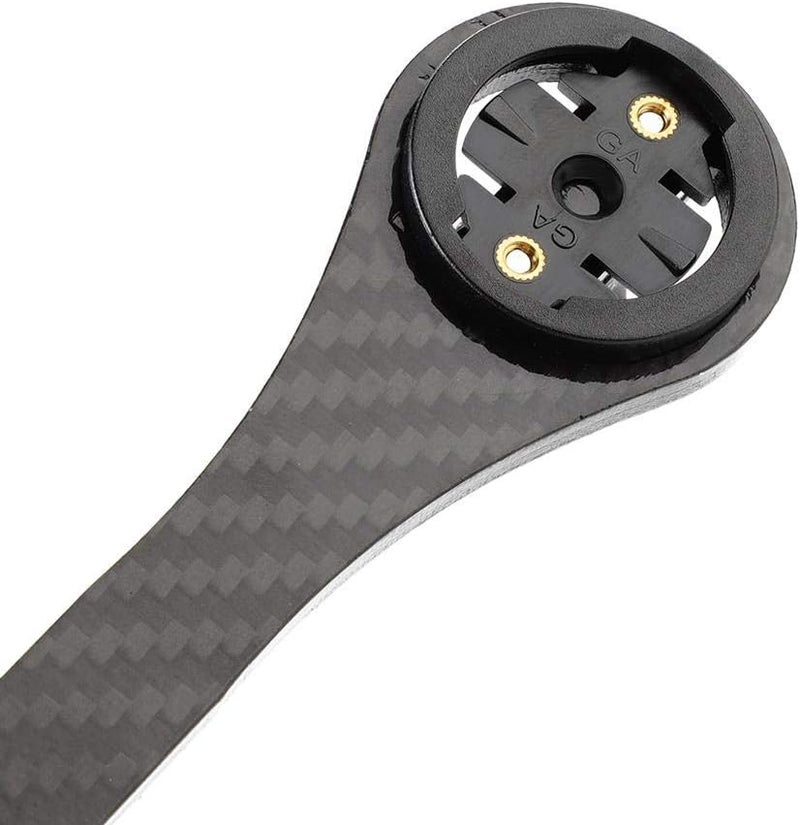 AYNEFY OutFront Bike Mount Carbon Fiber Bike Computer Holder Fits for Series iGPSPORT SeriesBlack - Image 3