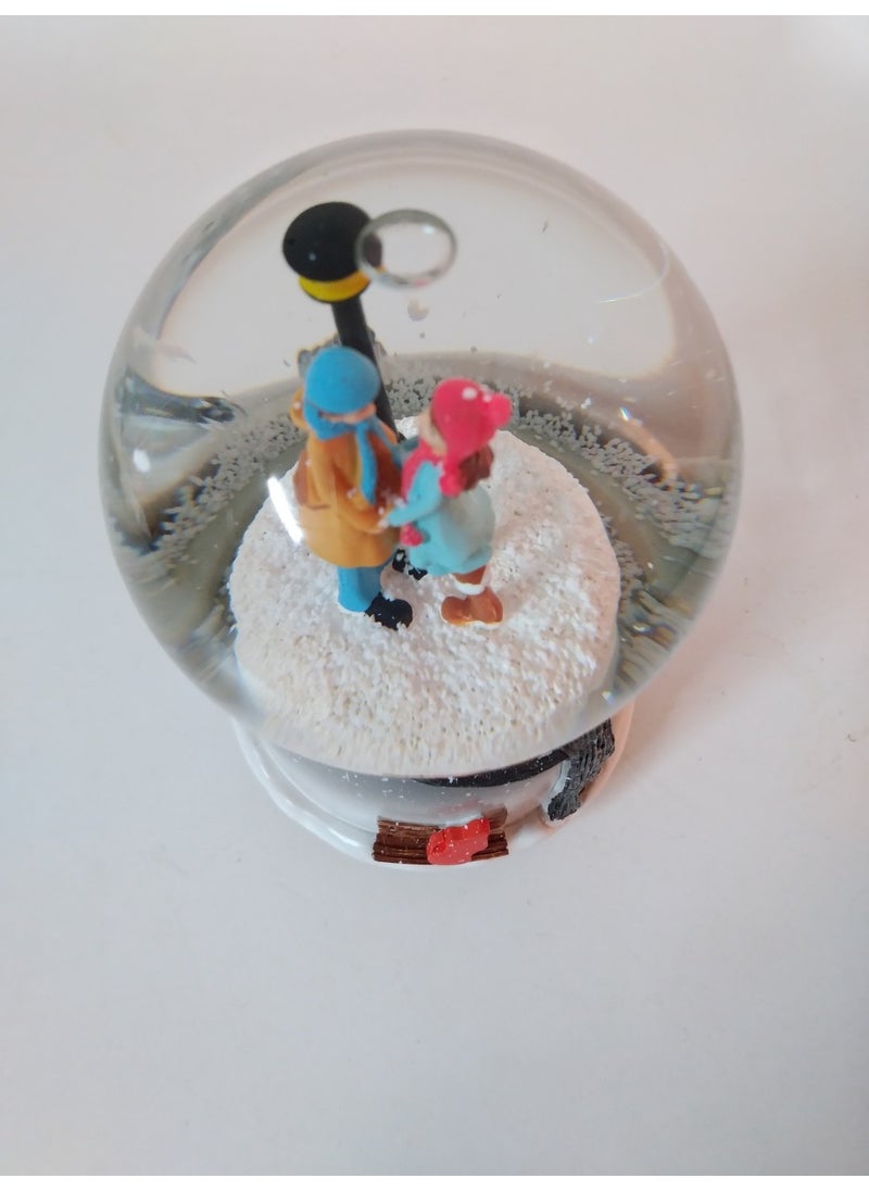 Giftmoda Romantic Lovers Musical Snow Globe Gift Moda  - Image 3
