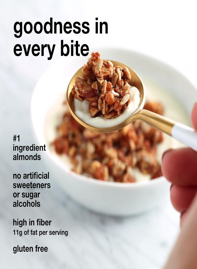 KIND Zero Added Sugar Granola, Caramel Mocha Nut, Healthy Snacks, Good Source of Fiber, Gluten Free, Low Sugar, 5g Protein, 5 Count - Image 5