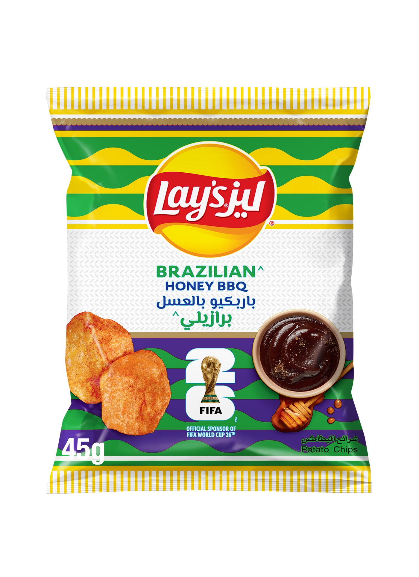 Lay's Brazilian Honey BBQ Potato Chips 45 g