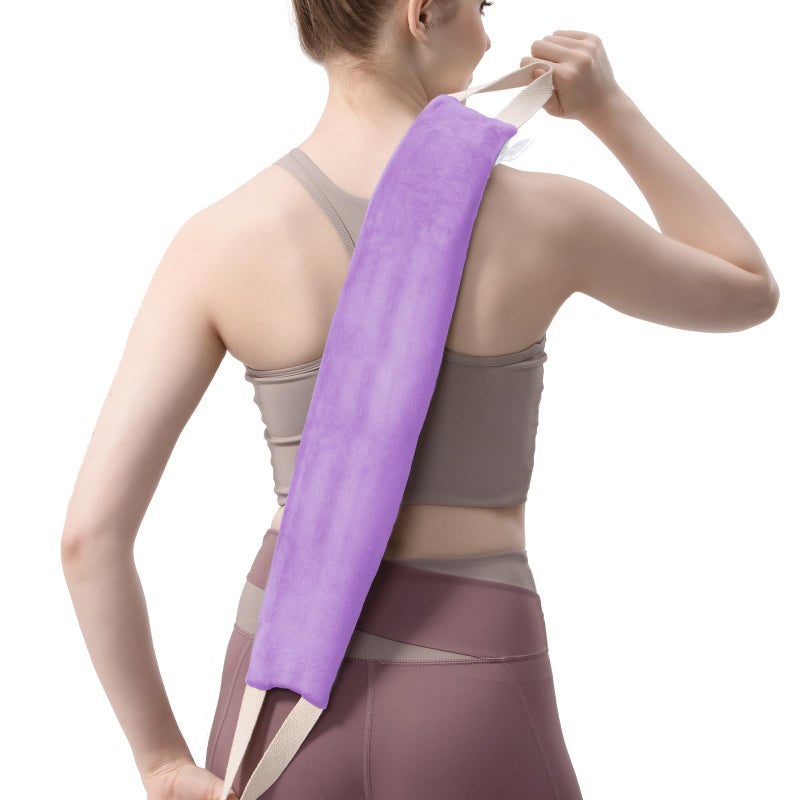 uncn Heating Pad for Neck Shoulders and Back Microwavable Lavender Scented, Washable Cover, 1.5 lbs Microwave Warm Wrap - Image 1