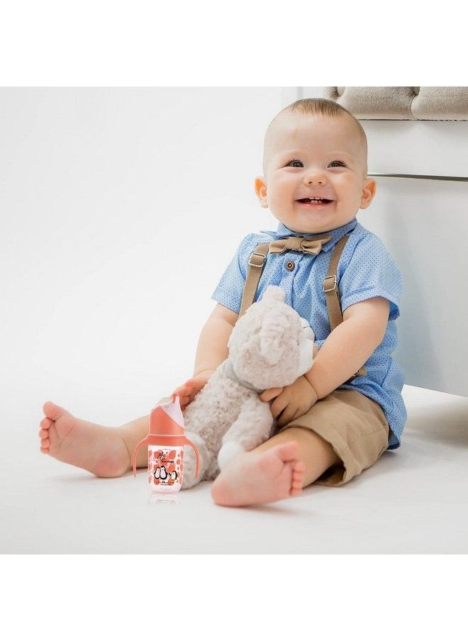 R for Rabbit - Penguin Spout Sipper Cup 180 Ml Bottle Pp Spout Sipper For Kids Kids Spout Sipper For Age Of 6 + Monthsorange - Image 1