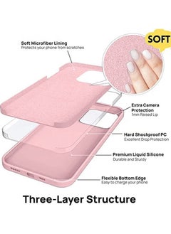 CaseNeo iPhone 13 Mobile Case Cover with Soft Liquid Silicone Protection Anti-Scratch Shockproof Accessories Slim Protective Back Cover with Comfortable Hold Touch Feeling and Anti-fingerprint  - Image 5