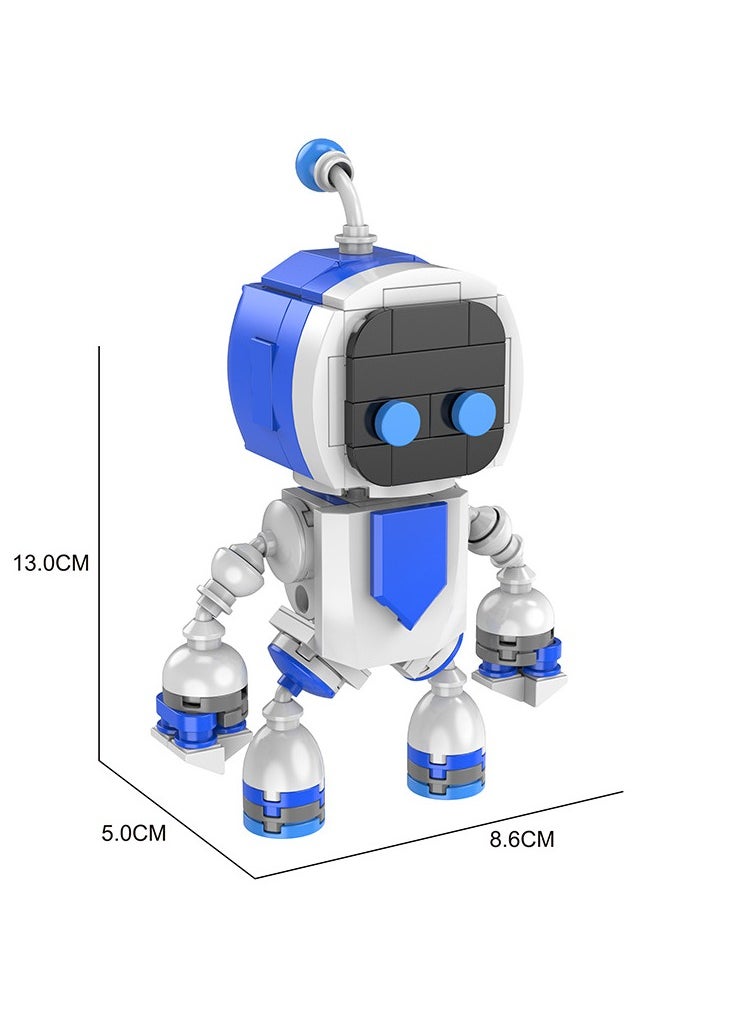 General The Astro Bot robot small particle assembly block children's educational toy ornaments are exquisitely restored  - Image 4