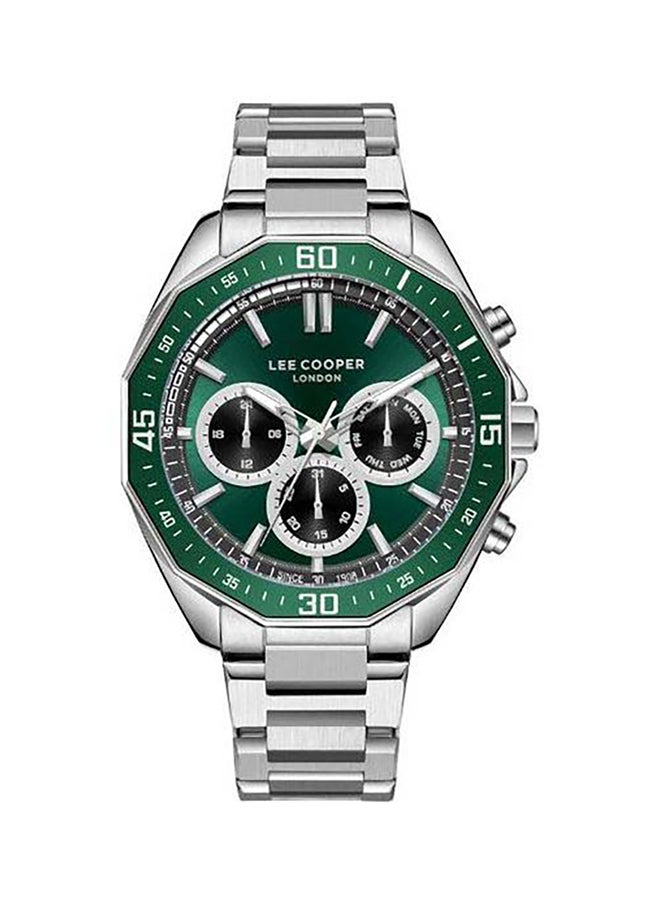Lee Cooper Men's Multi Function Green Dial Watch - LC08021.370  - Image 1