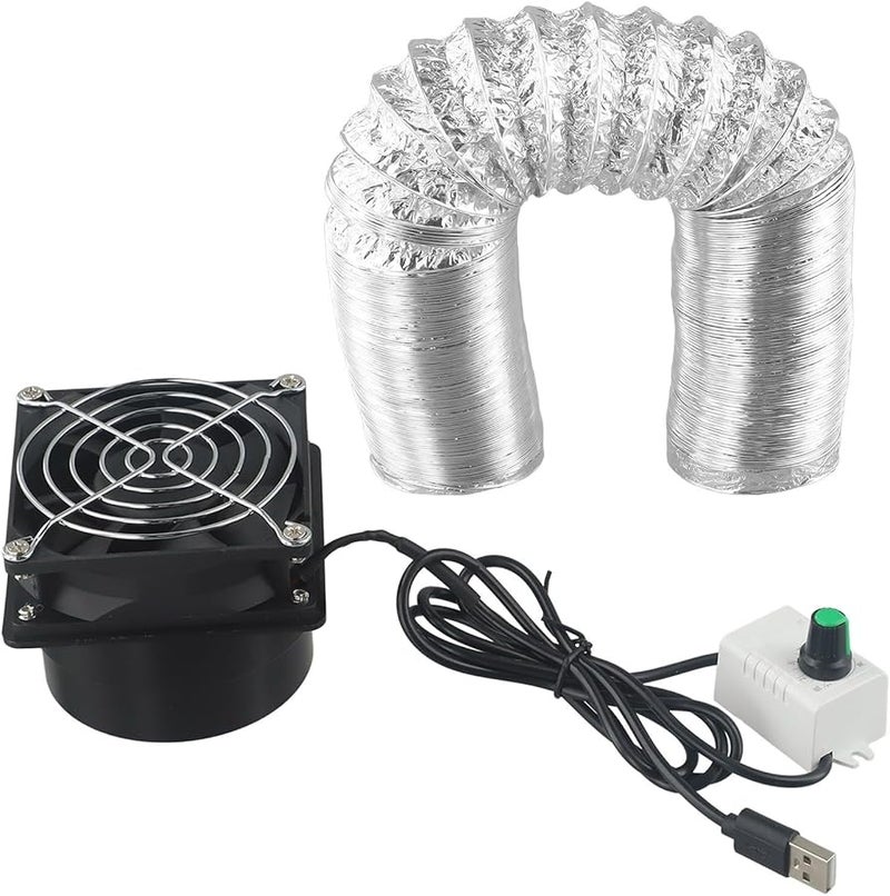 Adjustable Speed Fume Extractor Fan With 6m Pipe For Soldering Welding Kitchen Ventilation - Image 4