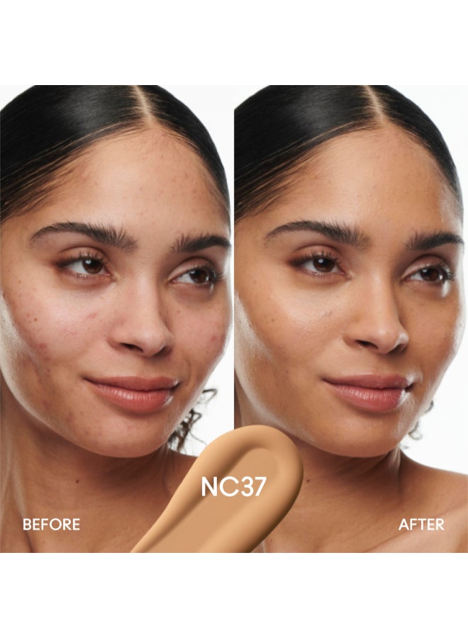 MAC studio radiance high coverage serum foundation nc37 Beige - Image 3